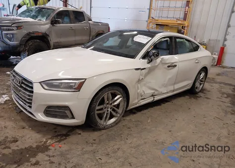 2019 Audi A5 45 Premium z USA, uszkodzony, nr VIN WAUANCF55KA059517